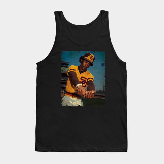 Ozzie Smith in San Diego Padres Tank Top by SOEKAMPTI